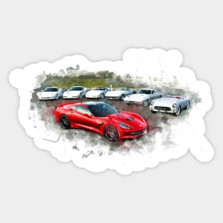 Corvette Sticker